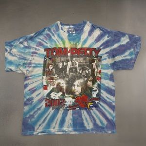 TOM PETTY "HEARTBREAKERS" 2002 World Tour Vintage T Shirt